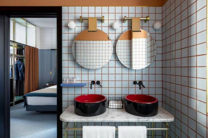 Ideas for inspiration: 11 successful examples of tiles with grout color
