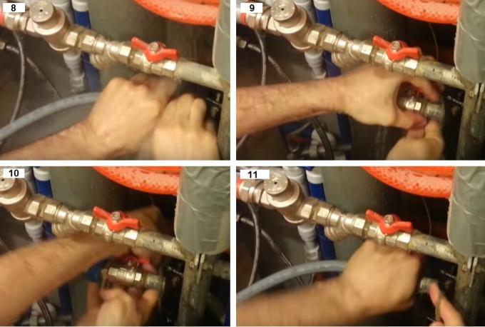 What if the shut-off ball valve under pressure is out of order? Walkthrough for replacement.