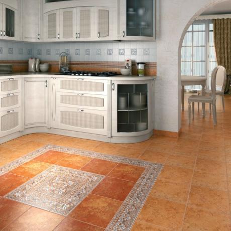 Which tile to choose for the kitchen on the floor (41 photos): DIY installation instructions, color choice, video, price, photo
