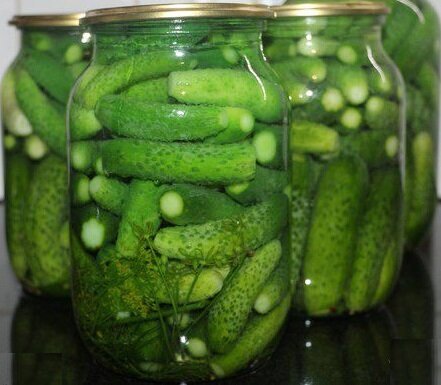 My favorite recipe for crispy pickles for the winter