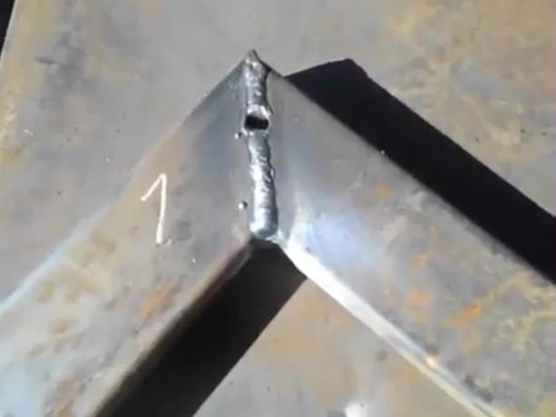 Turned metal burn through when welding as will zaplavlyat
