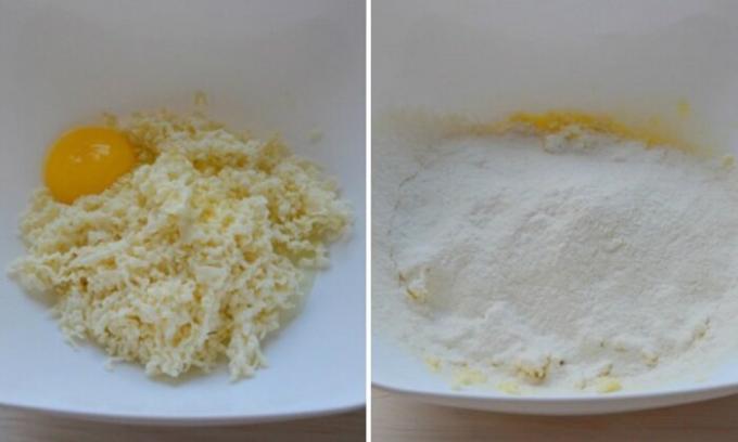 Recipe for cheese biscuits.