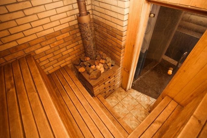 Wood-fired sauna: the use of human