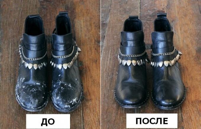  Three steps to a perfectly clean shoes, even in the off-season