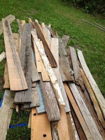 Old discarded boards.