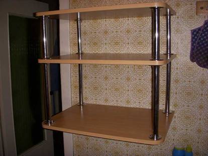 Shelves for the kitchen: video instructions for assembling with your own hands, metal, plastic, plastic, corner, photo and price