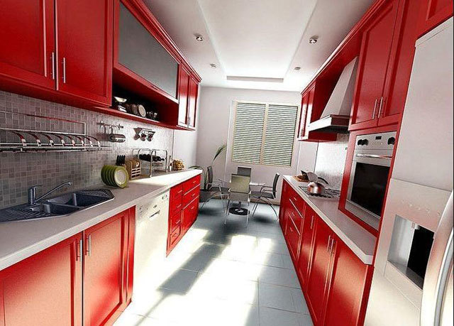 Design of a narrow kitchen (41 photos): video instructions for decorating the interior of a long small room with your own hands, price, photo