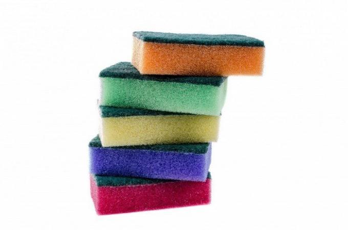 Such multi-colored sponges for sure will find in every home.