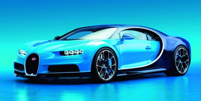 The most desirable car in the world - Bugatti Chiron. 