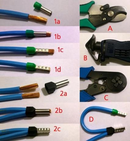 Figure 2: The correct crimping wires