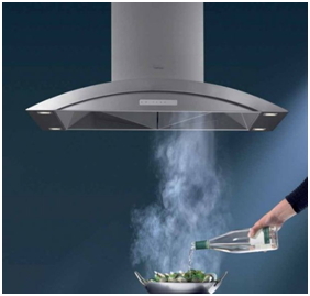 Kitchen hood power