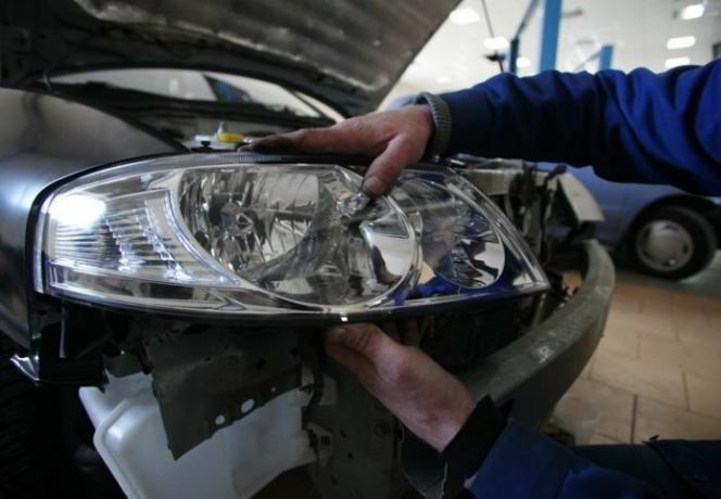 LED lamps in car headlights why they forbid