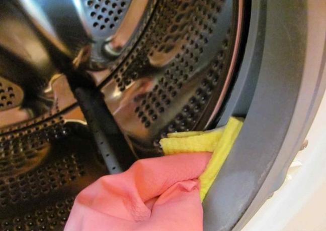 How to get rid of mold in the washing machine.
