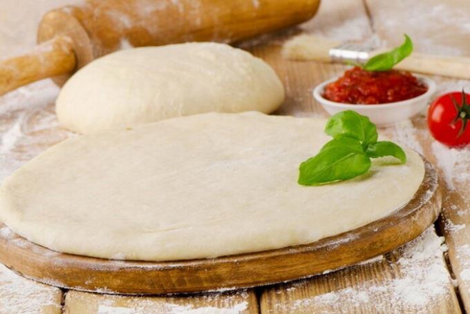 Water can be added to the dough when making bread or pizza.