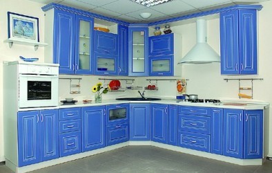 Even a blue kitchen, with the right shades, can create comfort and coziness without causing fatigue and irritation.