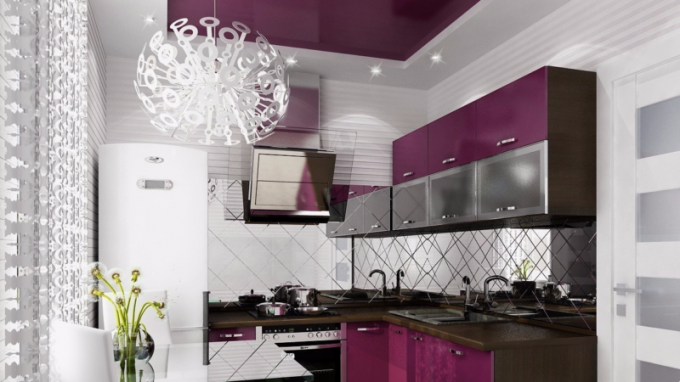 The location of the refrigerator in the kitchen: design options