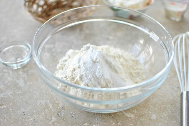 Baking powder immediately combine with flour. Illustration for this article is taken from public sources