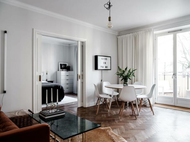 Modern luxury interior-line dvushki 57 m²