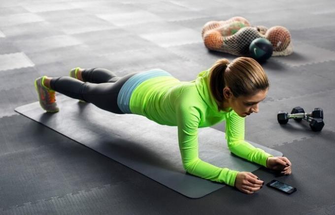  "Plank" - exercise legend.