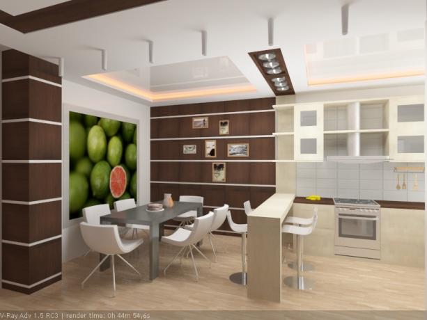 high-tech kitchen design