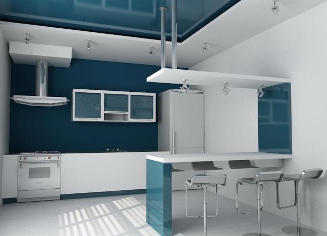 High-tech kitchens and dining room furniture.
