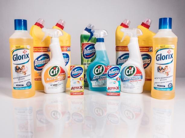 Domestos and Cif offer excellent anti-mold products