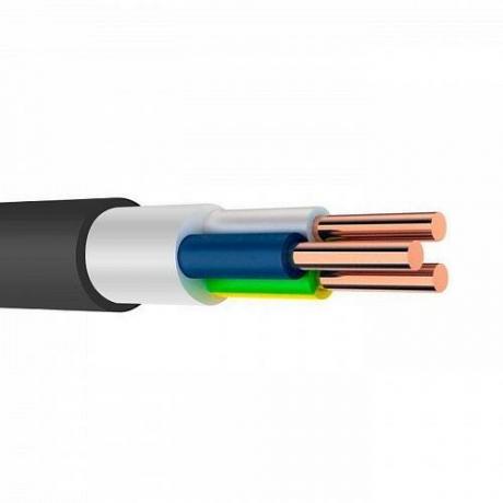 Picture 1. 3-core power cable 