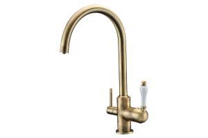 Kitchen tap with filter - high spout