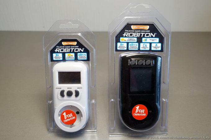 Power meters Robiton PM1 and PM2
