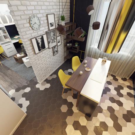 From odnushki in dvushku: budget renovated apartment of 37m²