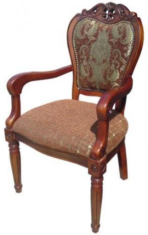 The product is upholstered in tapestry (back).
