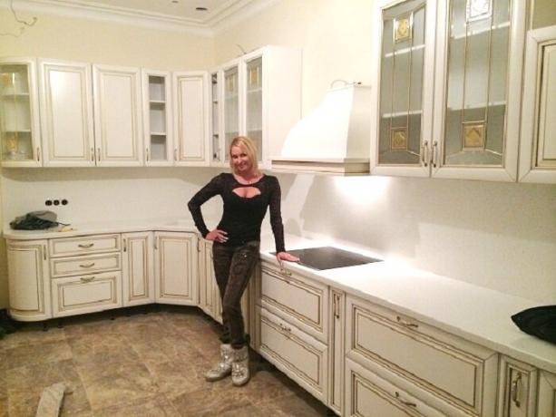 Kitchen Anastasia Volochkova. | Photo: starhit.ru.