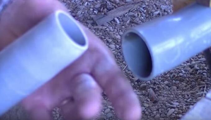 How to connect the PVC pipe without joints.