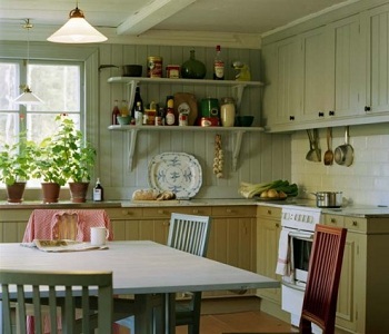 The right color combination in the kitchen