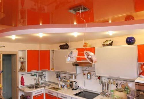 kitchen plasterboard ceiling design
