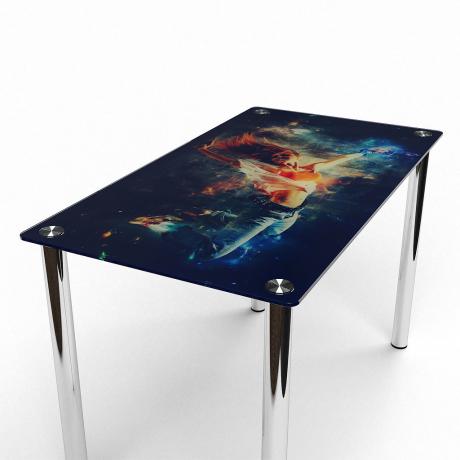 Kitchen glass tables with photo printing (45 photos): DIY installation instructions, price, video, photo