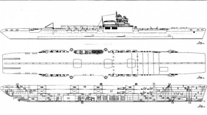 USS drawings. / Photo: worldofwarships.ru