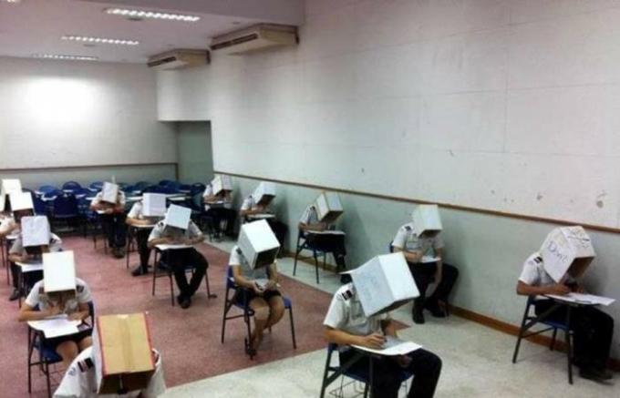 Harsh Chinese exams.