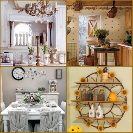 All kinds of cute accessories that make Provencal kitchens so special