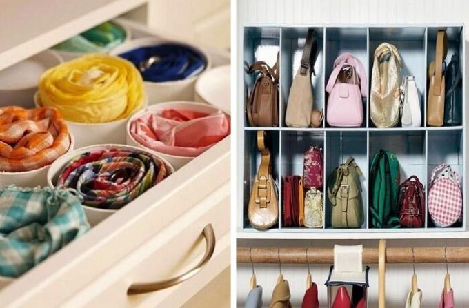  How to release a lot of places in the cabinet: 11 tips.
