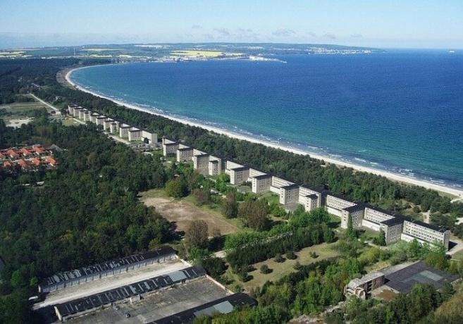 Former Nazi hotel on the island of Rügen.