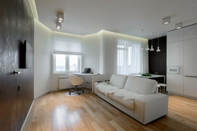 From kopeck piece in three-ruble note: budget renovated apartment 63 m² in a new building