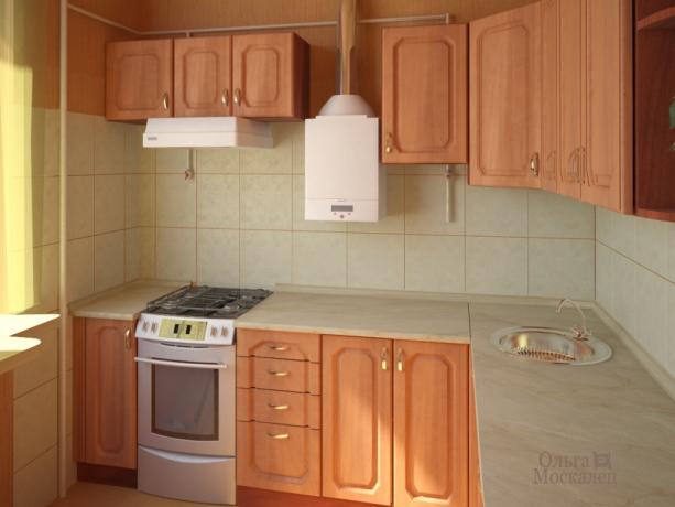 Kitchen design in brezhnevka (36 photos)
