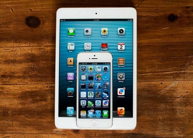 Apple: iPhone and iPad.