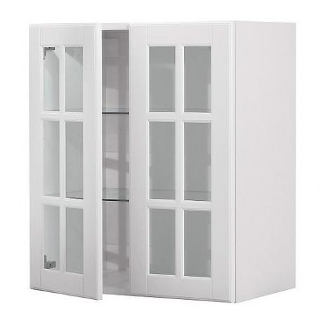 Ikea wall cabinet glazed doors