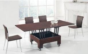 Convertible table and comfortable chairs