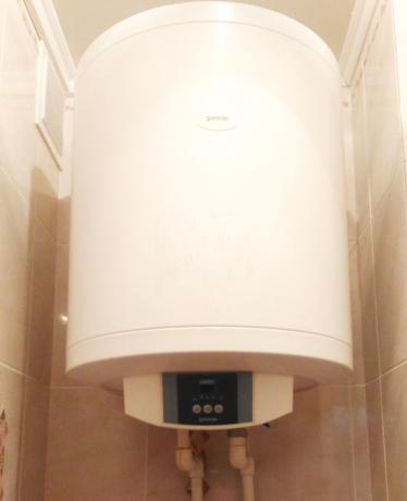 The minimum volume for showering with a boiler 30 liters.