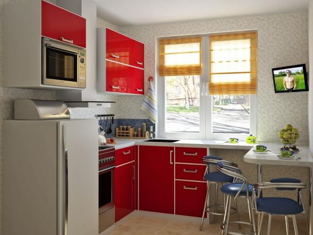 Corner kitchens for Khrushchev (42 photos) - how to make a design with your own hands, instructions, photo and video tutorials