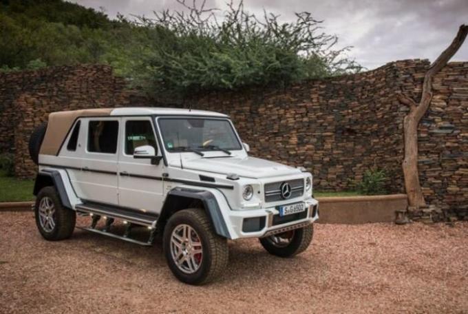 How about a Mercedes-Maybach G 650 Landaulet?