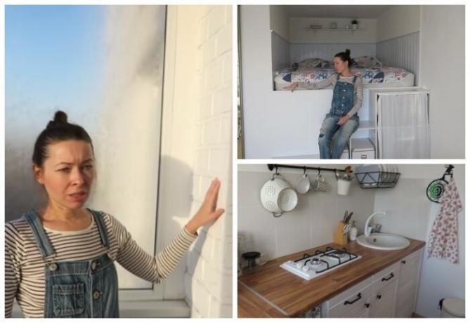 A young girl all the transformations in the apartment made herself. | Photo: youtube.com.